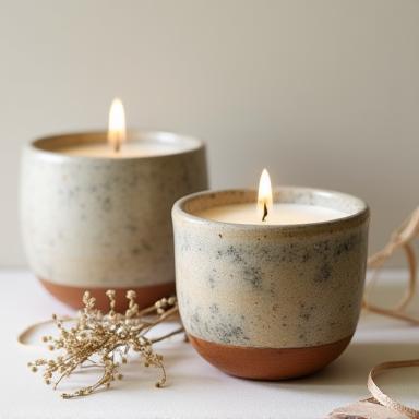 Example of a unique gift item - Artisan Candle